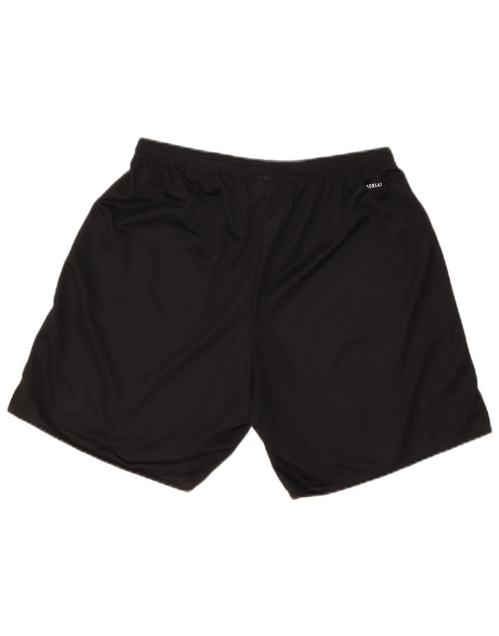 Pantaloncini sportivi ADIDAS Aeroready da uomo, grandi, in poliestere nero