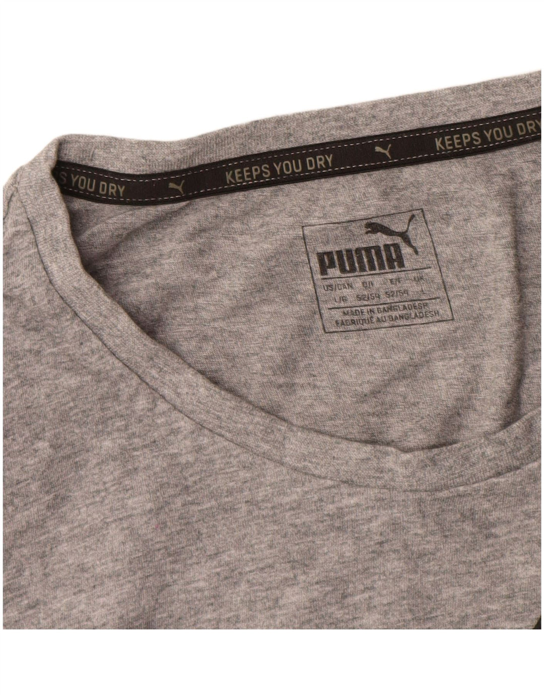 T-shirt grafica da uomo Puma Large grigia