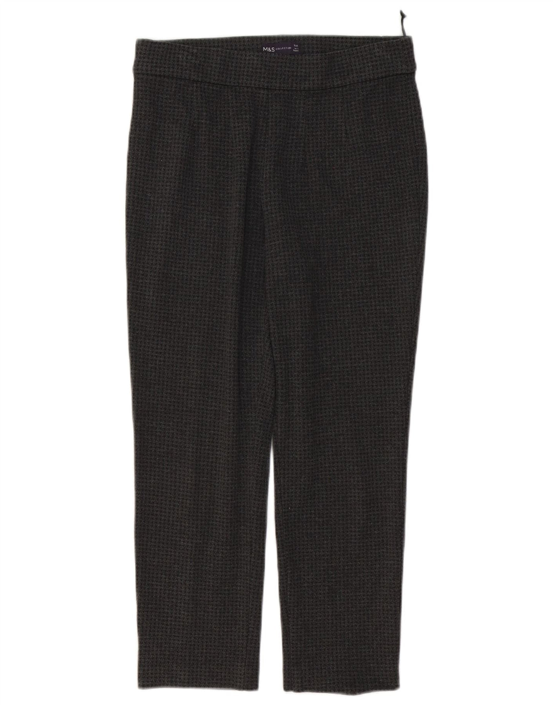 Leggings da donna Marks & Spencer UK 10 Small W28 L23 Pied de poule grigio