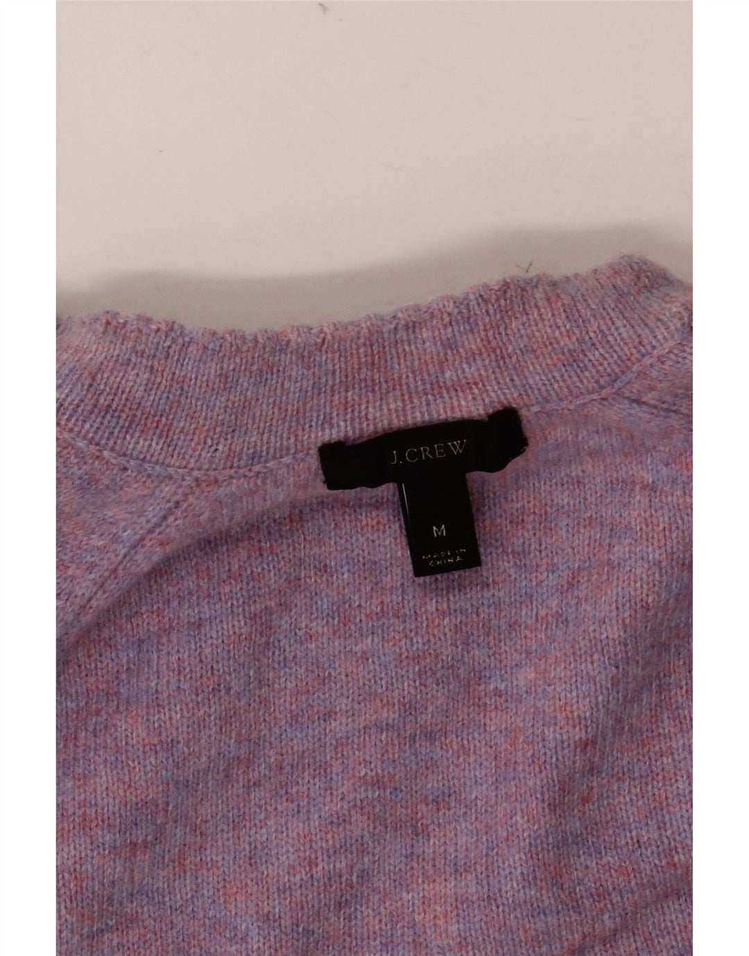 J. CREW Maglione maglione girocollo da donna UK 14 Viola medio