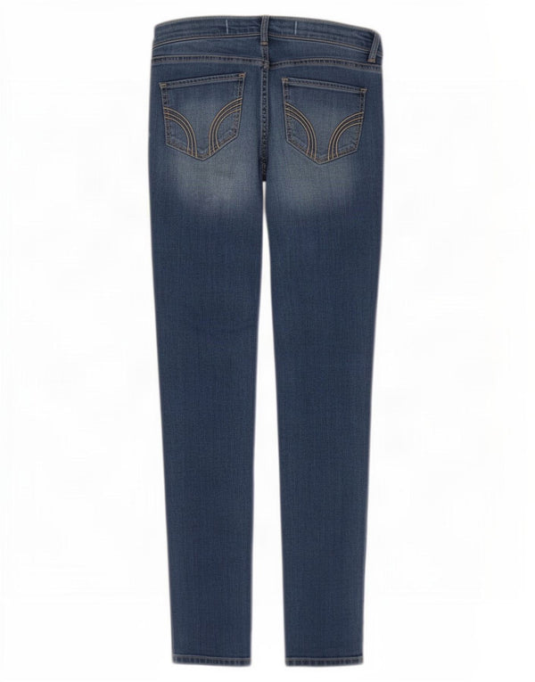 Jeans skinny Hollister da donna US 5 piccoli W27 L29 cotone blu