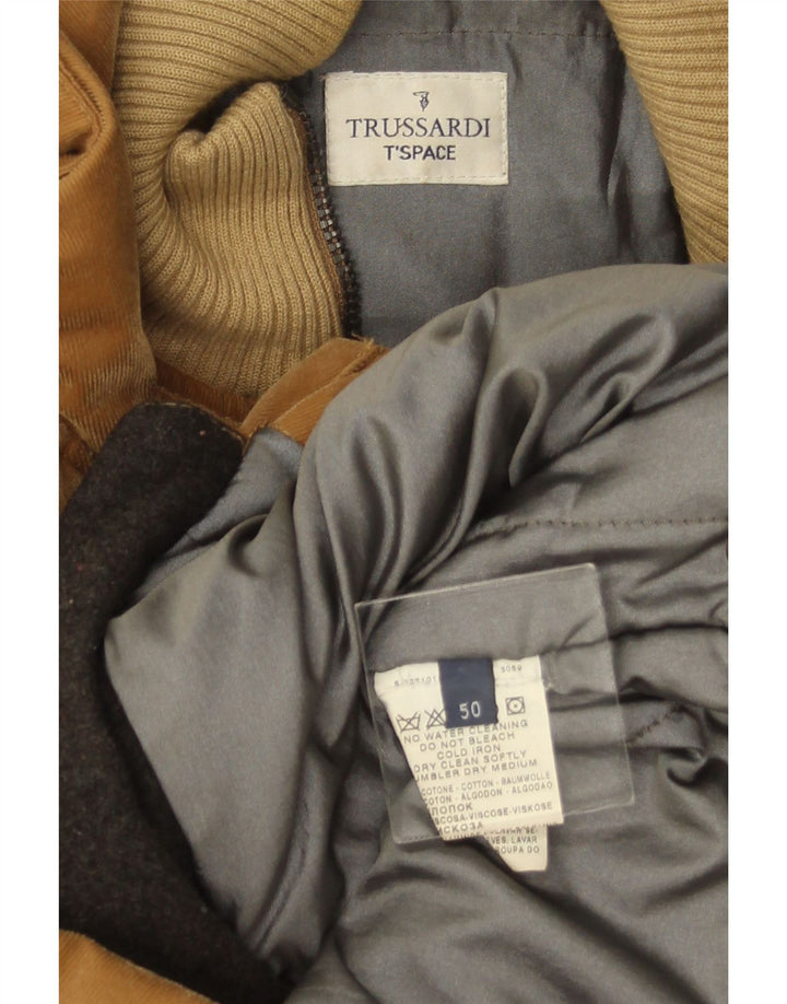 Giacca Utility Uomo TRUSSARDI IT 50 Large Beige Cotone