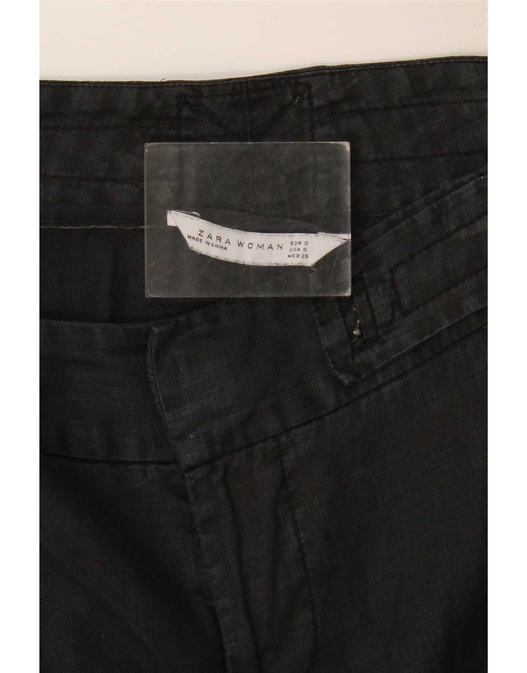 Pantaloni casual Bootcut da donna Zara piccoli W26 L30 neri