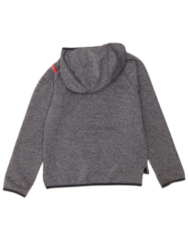 Maglia con cappuccio grafica Nike Dri Fit per ragazze 10-11 anni medio blu navy