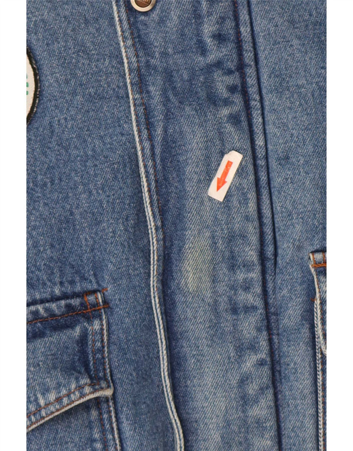Giacca da aviatore da volo Mash Sherpa Denim da uomo IT 48/50 Blu medio