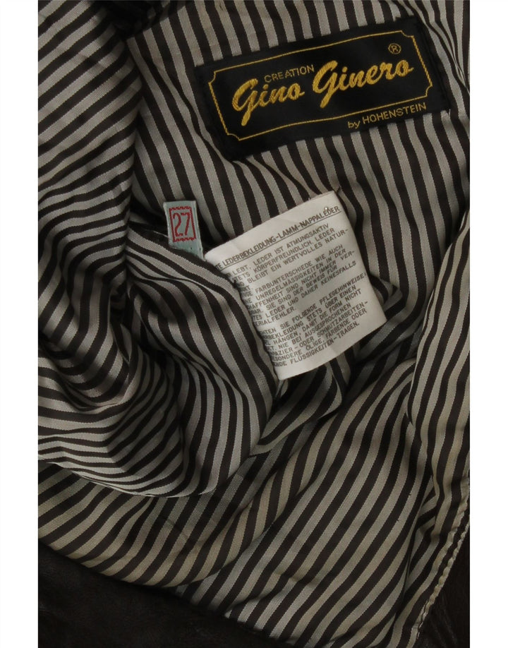 Giacca in pelle bomber da uomo Hohenstein UK 44 2XL Pelle marrone
