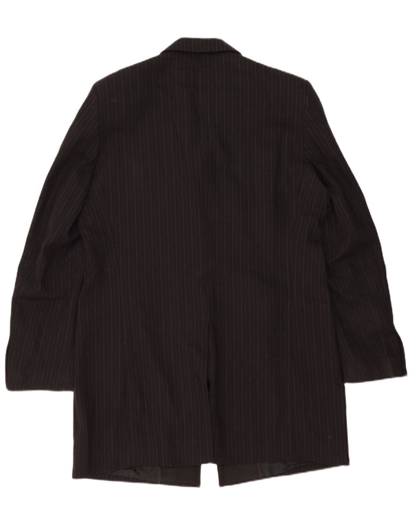 Cappotto da uomo Dolce & Gabbana UK 42 XL gessato nero