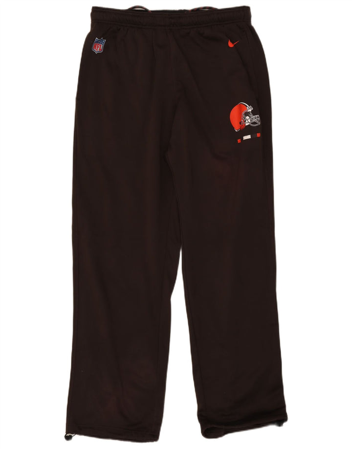 Pantaloni da tuta con grafica Nike Cleveland Browns da uomo, grandi in poliestere kaki