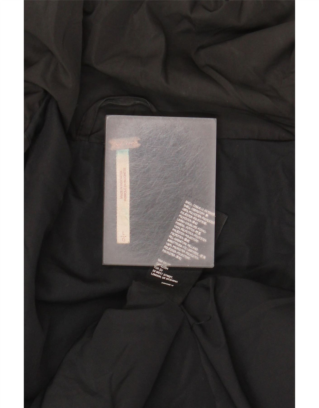 Giacca imbottita oversize da donna Free People UK 16 grande poliestere nero