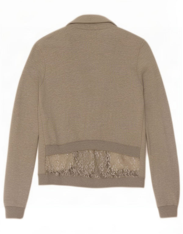 Giacca Top della Tuta da Ragazza Diesel 15-16 Anni in Cotone Grigio Floreale