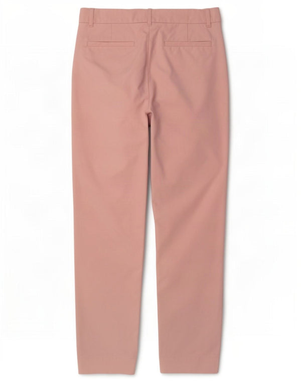 Pantaloni chino a vita alta da donna Marks & Spencer UK 14 Large W32 L28 Rosa