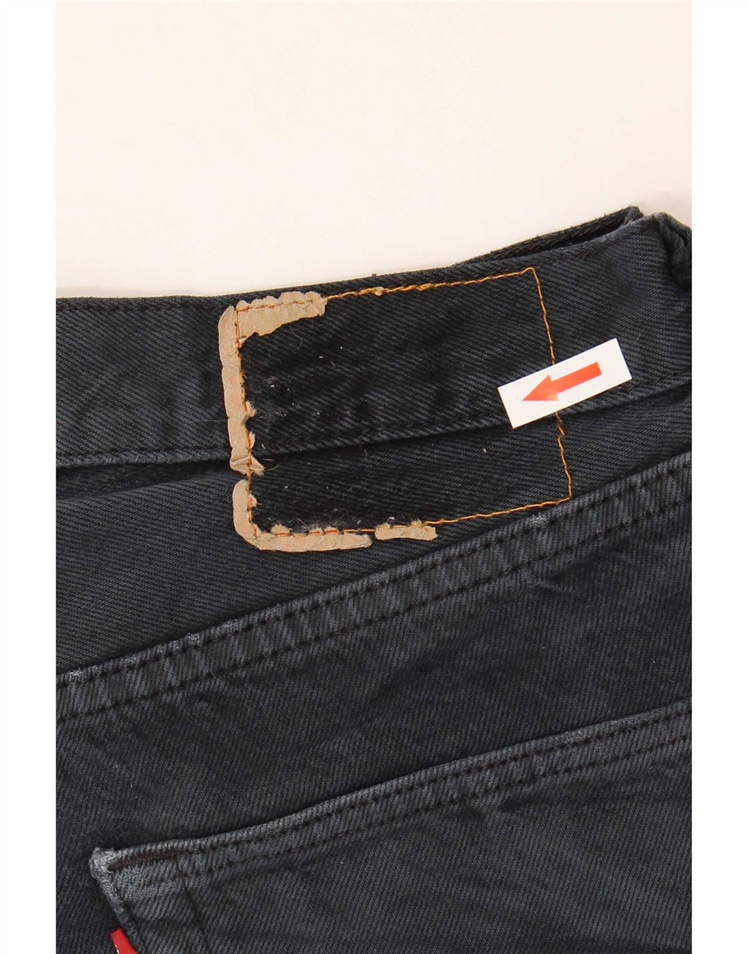Pantaloncini di jeans da donna Levi's W33 cotone blu navy medio