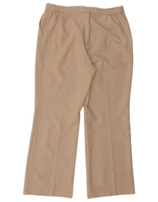 Pantaloni casual corti da donna Marks & Spencer UK 14 Large W34 L28 Beige