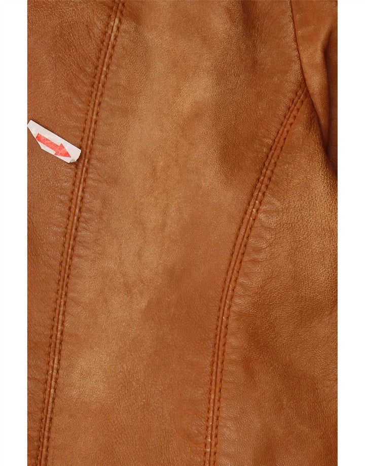 Giacca in pelle da donna Bonita IT 40 piccola marrone