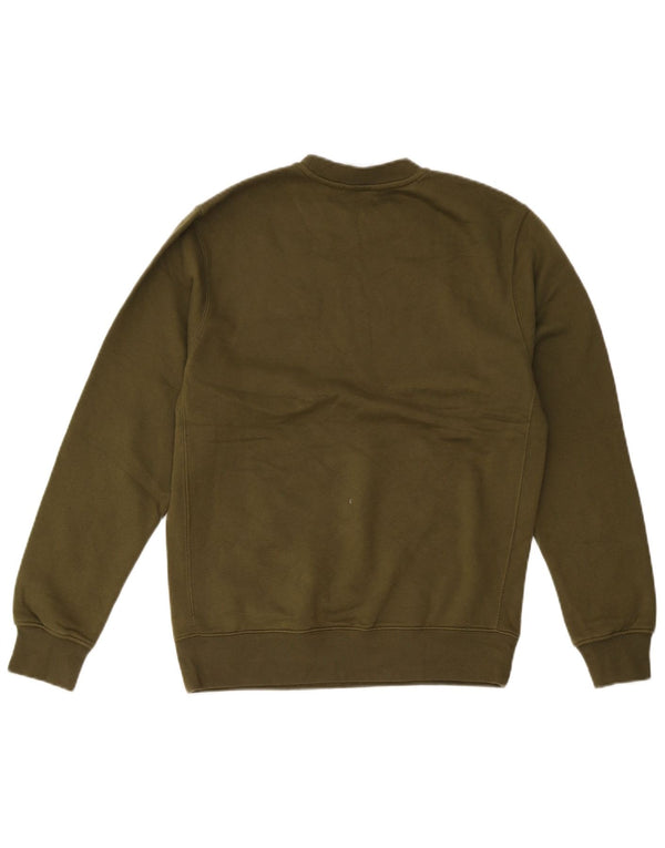 Felpa Nike da uomo, maglione piccolo, cotone kaki