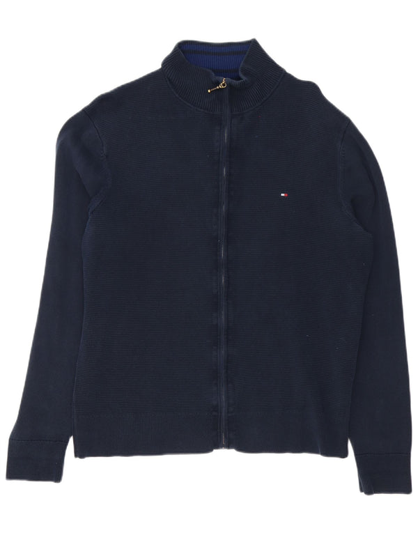 Maglione cardigan da uomo Tommy Hilfiger XL cotone blu navy