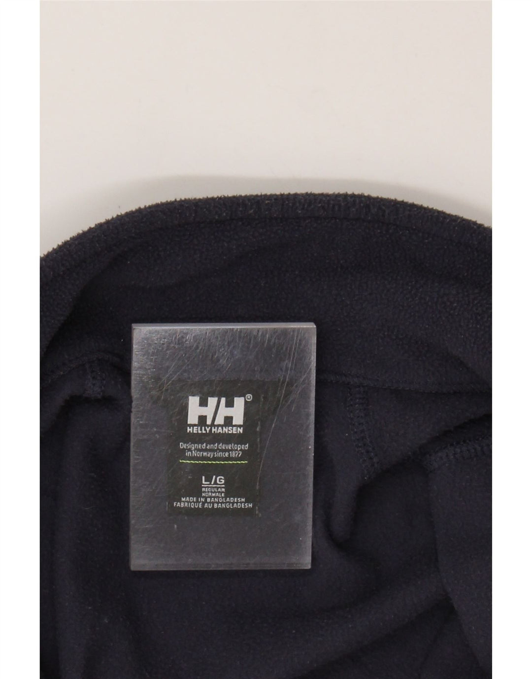 HELLY HANSEN Mens Fleece Jacket UK 40 Large Navy Blue Polyester