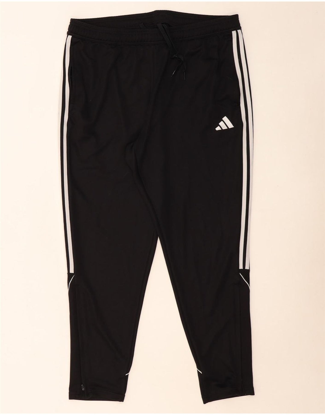 Pantaloni da tuta ADIDAS vestibilità regolare da uomo 2XL poliestere nero