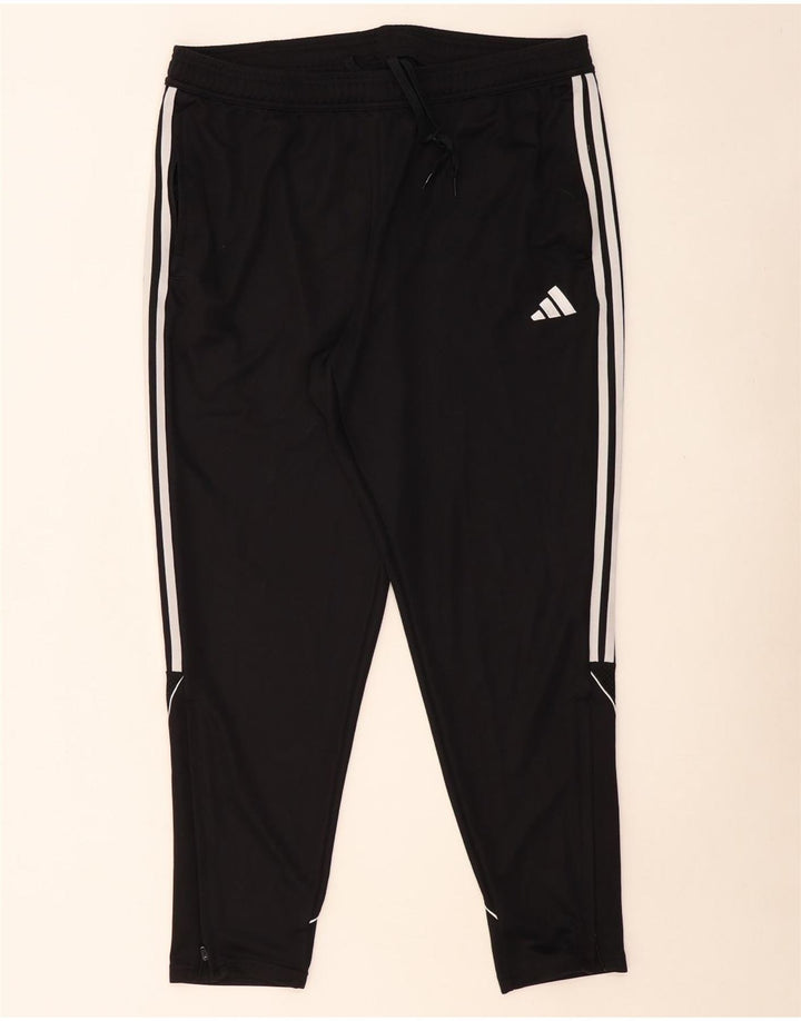 Pantaloni da tuta ADIDAS vestibilità regolare da uomo 2XL poliestere nero
