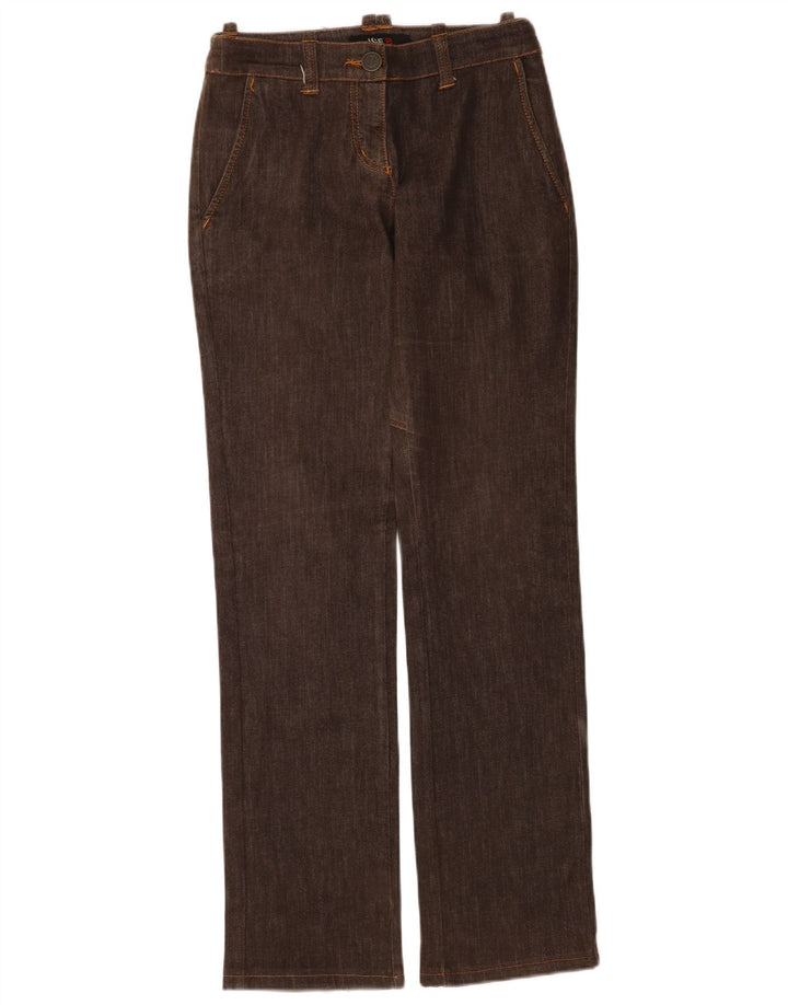 Jeans dritti da donna Iceberg IT 42 medio W28 L34 cotone marrone