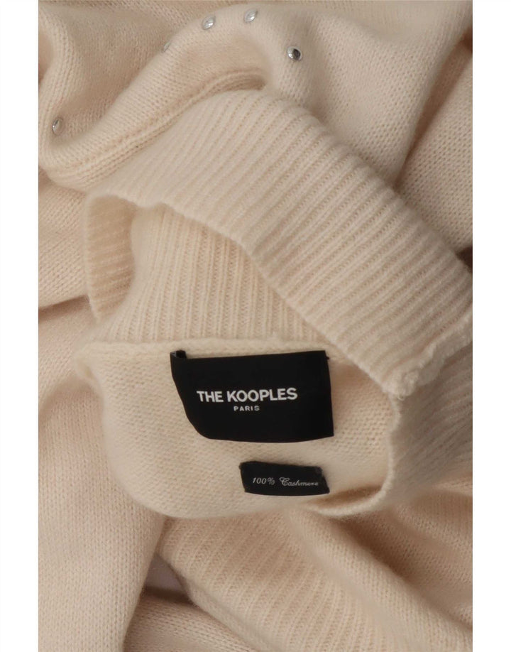 Maglione maglione a collo alto da donna The Kooples taglia 1 piccolo bianco sporco