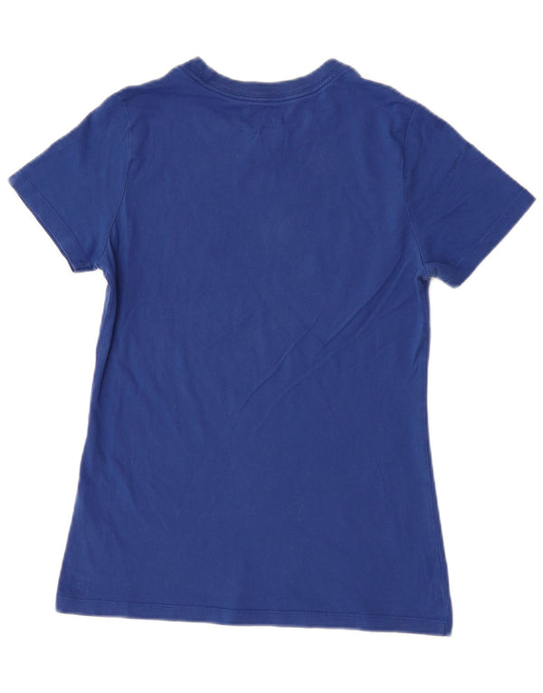 T-shirt grafica da uomo Nike Top XS in cotone blu