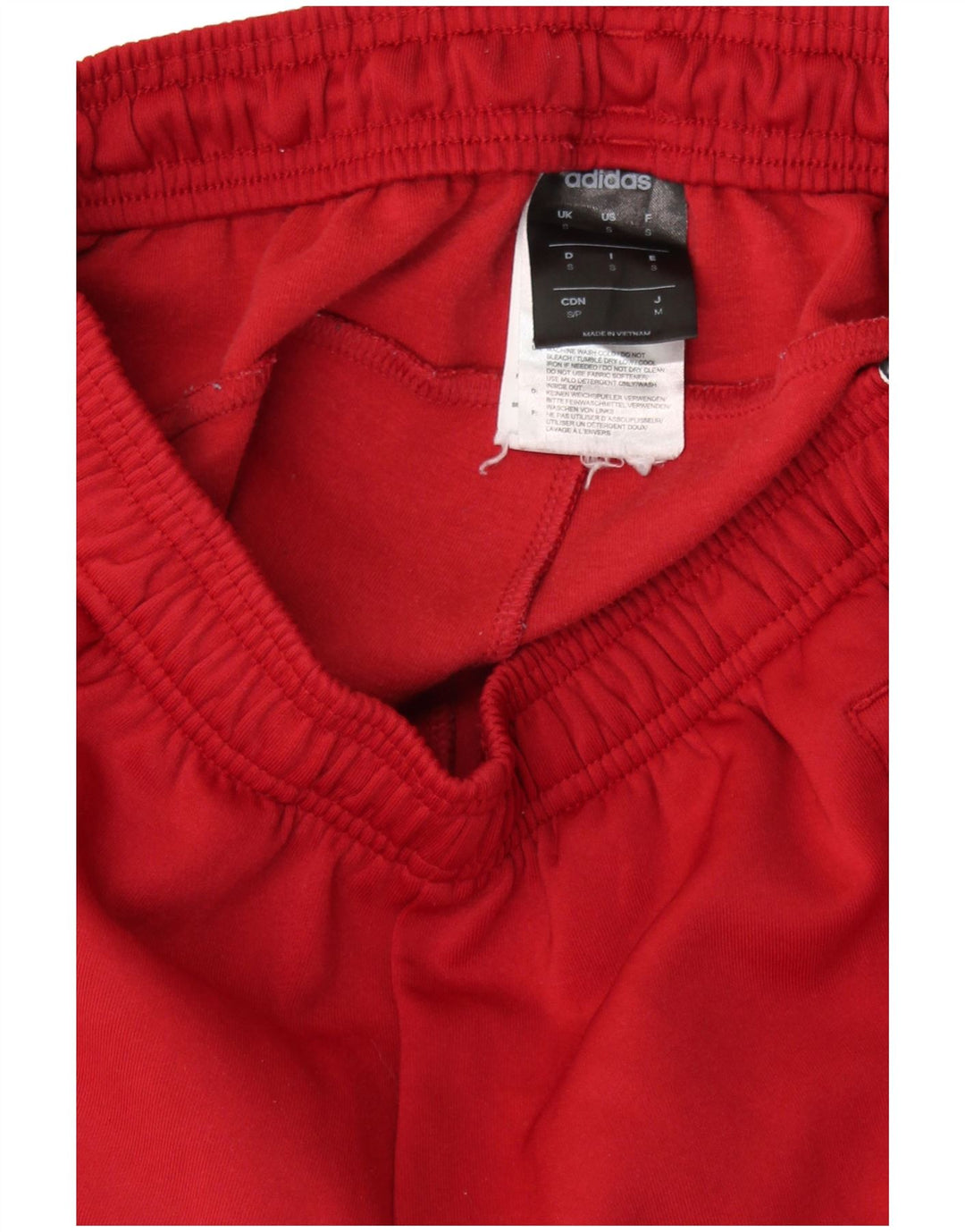 Pantaloni da tuta ADIDAS Climalite Graphic da uomo Joggers piccoli in cotone rosso