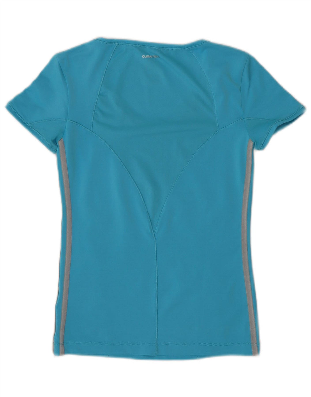 Maglietta Adidas Climacool da donna Top UK 10 Small Blu Poliestere