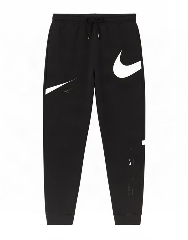 Pantaloni da tuta con grafica Nike da ragazzo, pantaloni da jogging, 13-14 anni, XL, cotone nero