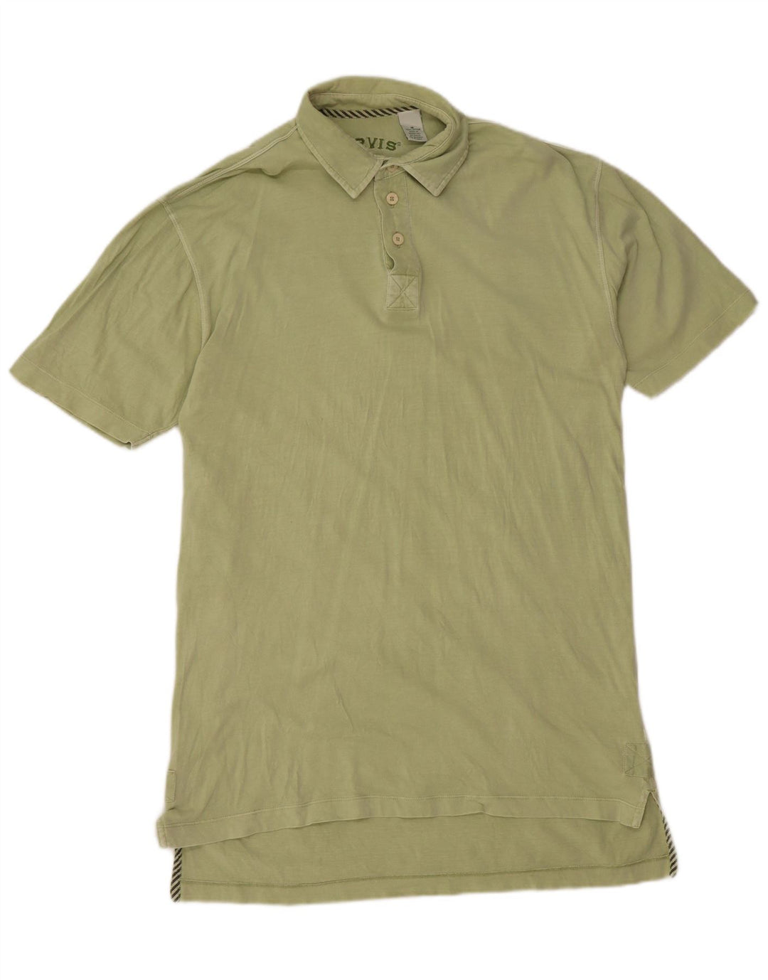 Polo da uomo ORVIS in cotone verde medio