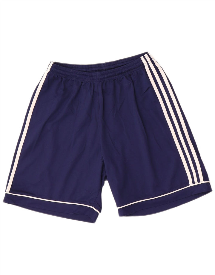 Pantaloncini sportivi ADIDAS Aeroready da uomo medio in poliestere blu navy