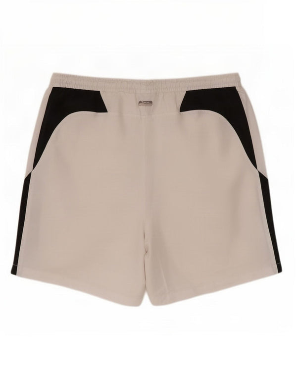 Pantaloncini sportivi da uomo Lotto XL Poliestere color block bianco