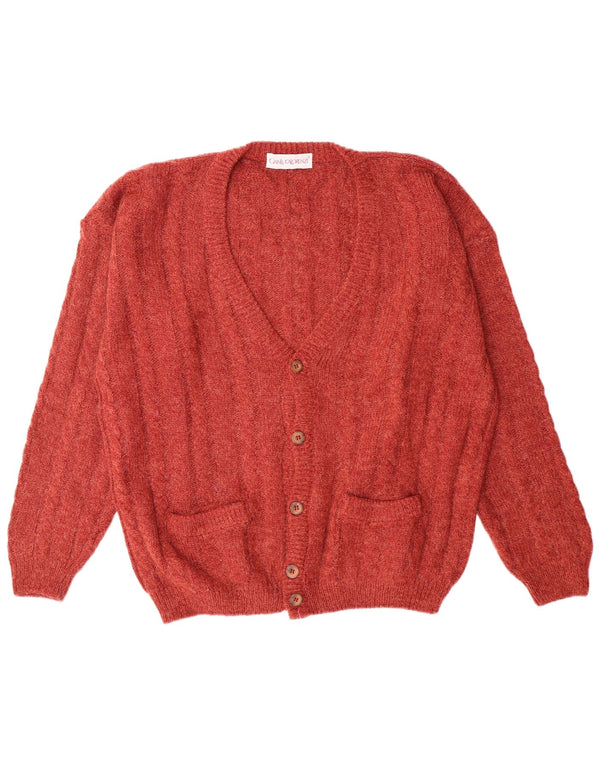 Gianluca Lorenzi Maglione Cardigan Uomo XL Bordeaux Acrilico