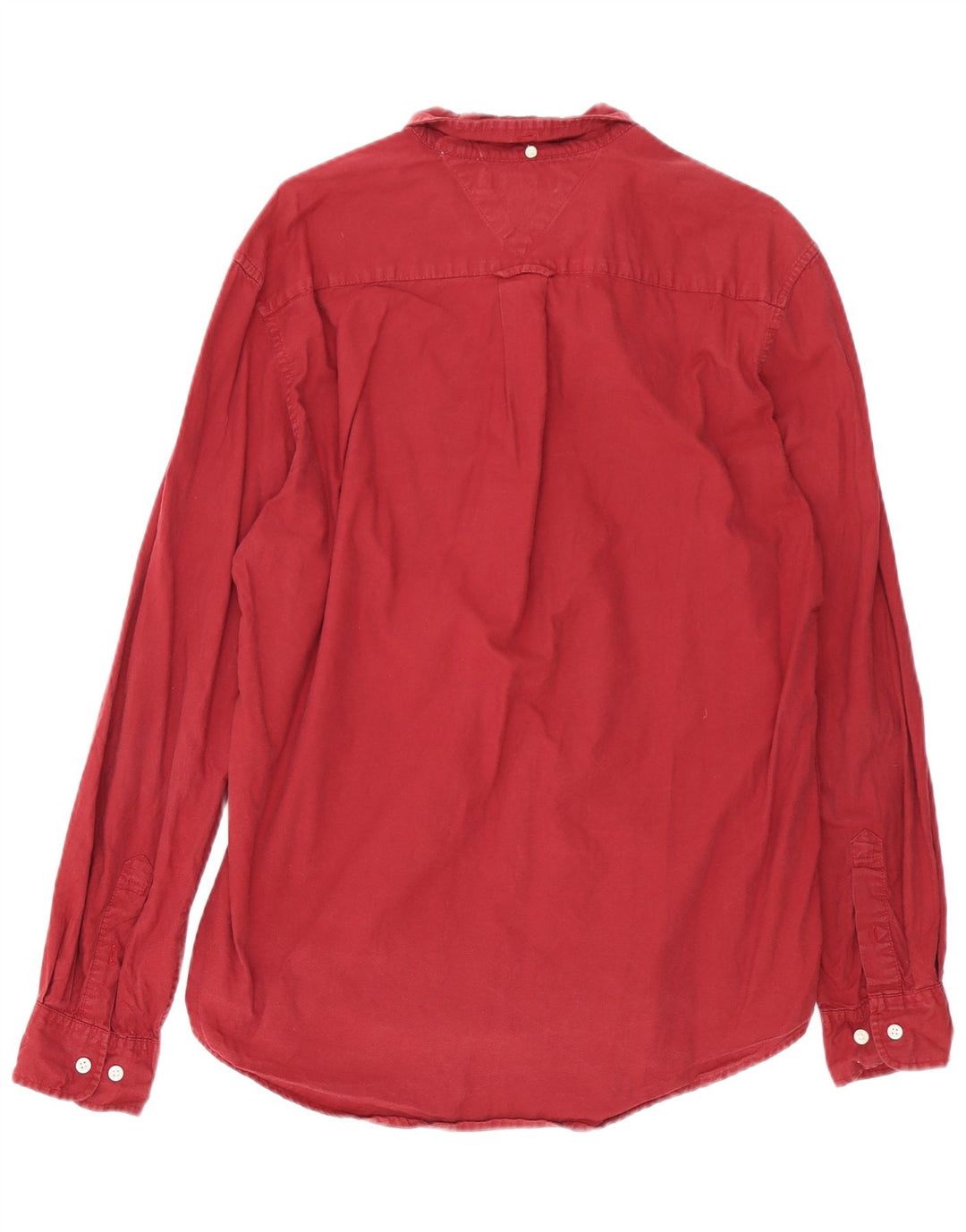 TOMMY HILFIGER Camicia da uomo grande in cotone bordeaux