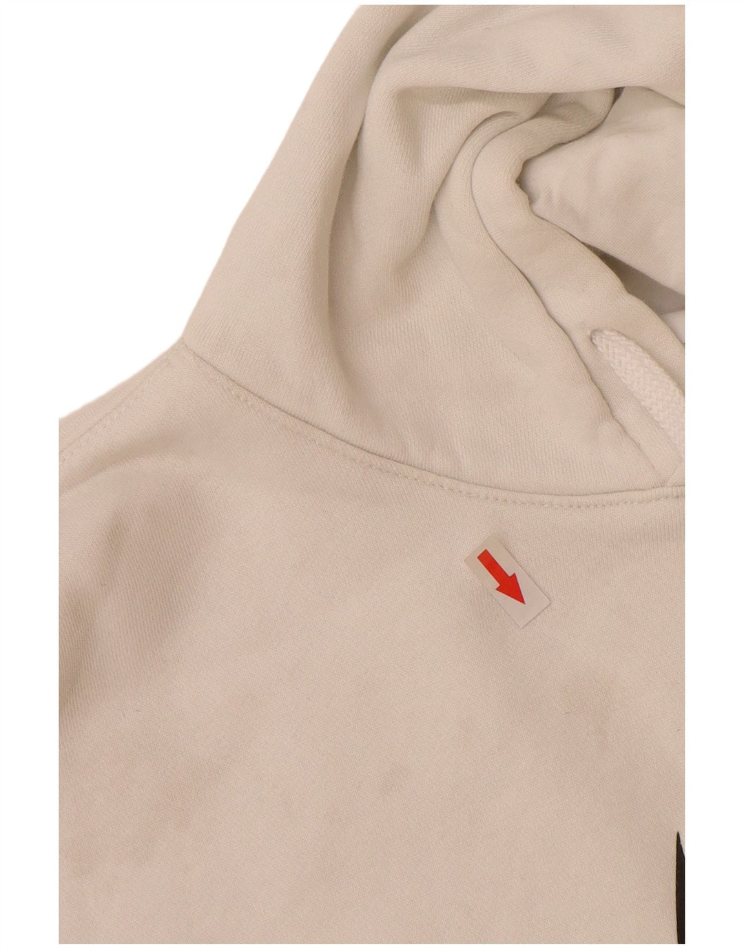 Felpa con cappuccio grafica Nike da uomo XS in cotone bianco