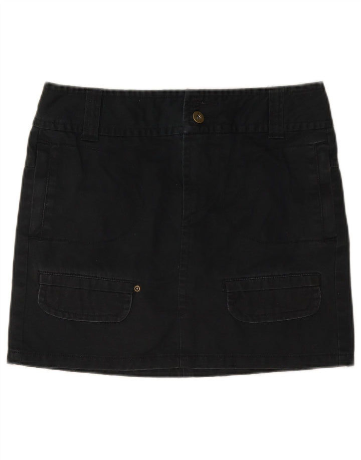 Gonna mini cargo da donna Benetton W28 blu navy medio