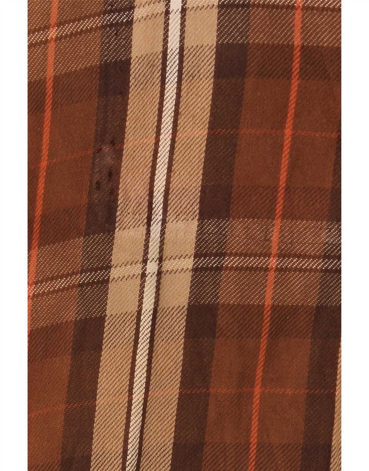 Giacca reversibile da uomo Diesel UK 40 grande pelle scozzese marrone