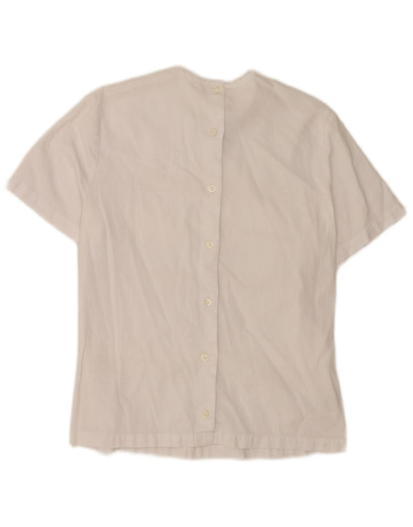 Naracamicee camicetta da donna Top UK 12 cotone bianco medio