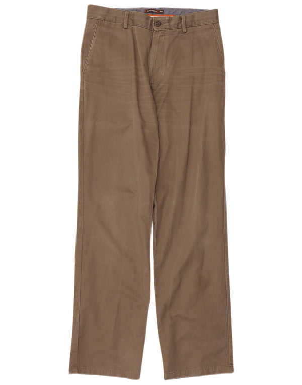 Pantaloni chino dritti da uomo Dockers W33 L36 in cotone beige