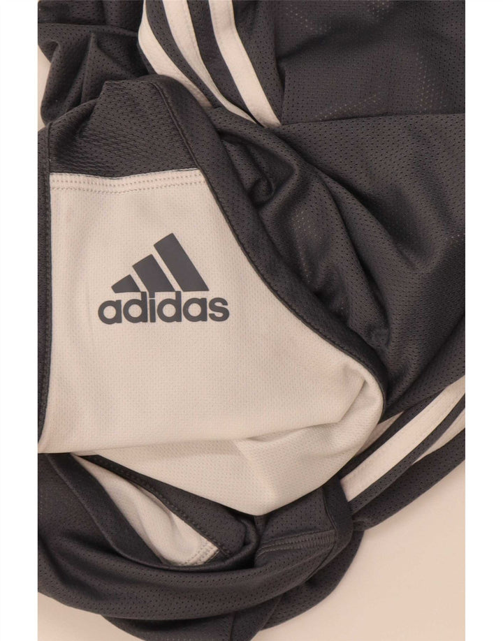 Canotta Adidas da uomo piccola grigia