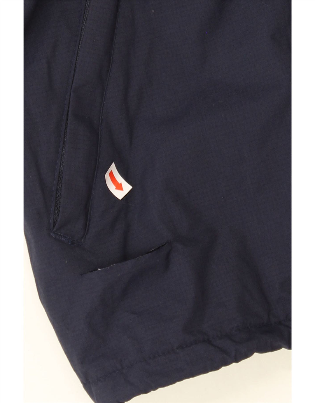 SUPERDRY Womens Graphic Windbreaker Jacket UK 10 Small Navy Blue Vintage Superdry and Second-Hand Superdry from Messina Hembry 