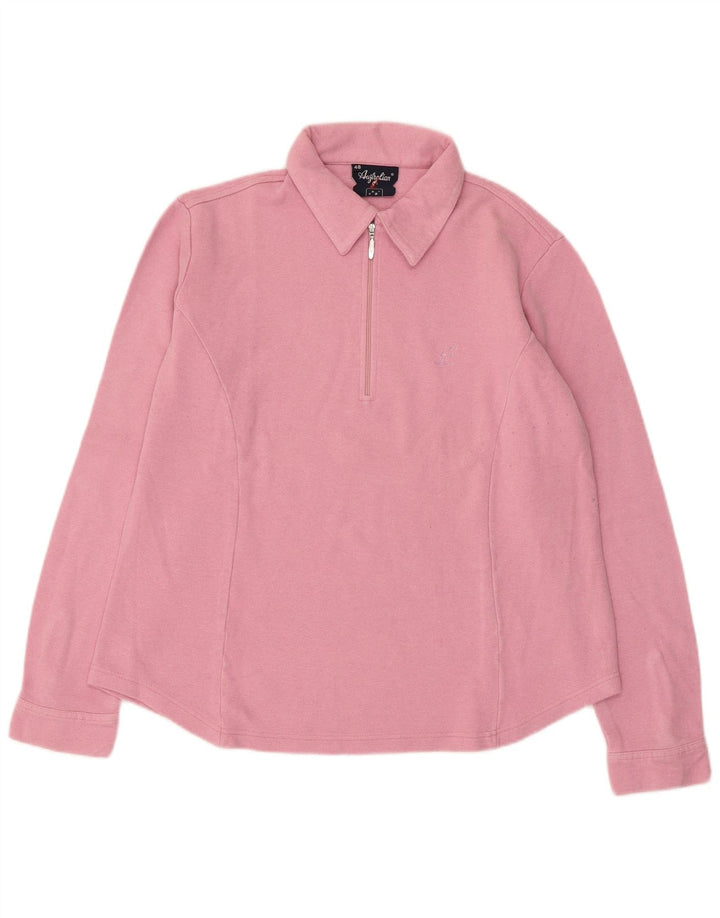 AUSTRALIAN L'ALPINA Camicetta pullover da donna IT 48 XL Cotone rosa