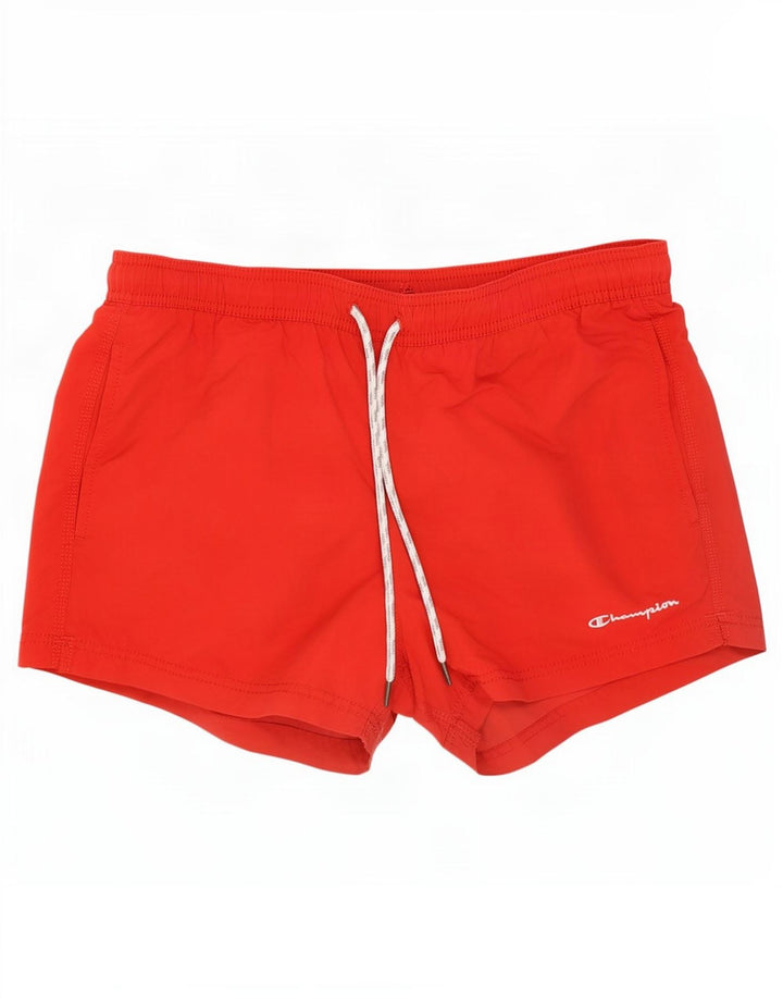 Pantaloncini da bagno da uomo Champion piccoli rossi