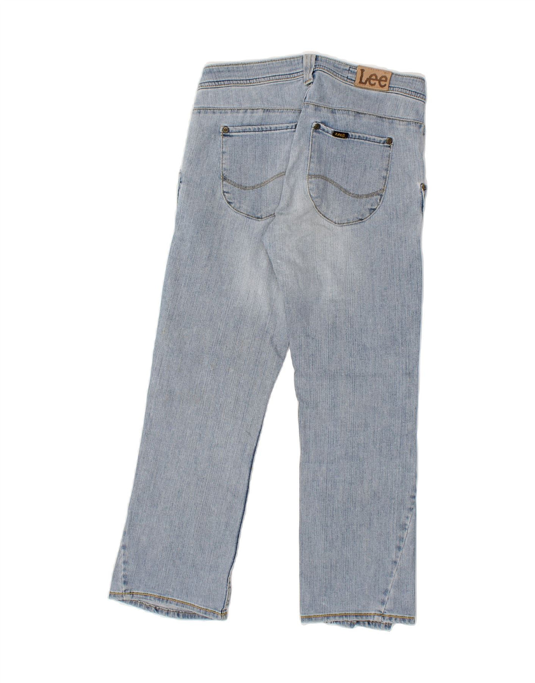 LEE Womens Cropped Jeans W29 L26 Blue Cotton Vintage Lee and Second-Hand Lee from Messina Hembry 