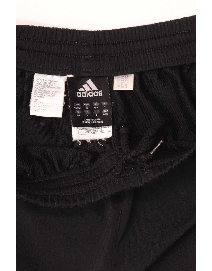 Pantaloni da tuta da uomo Adidas Medium Black Colourblock in poliestere