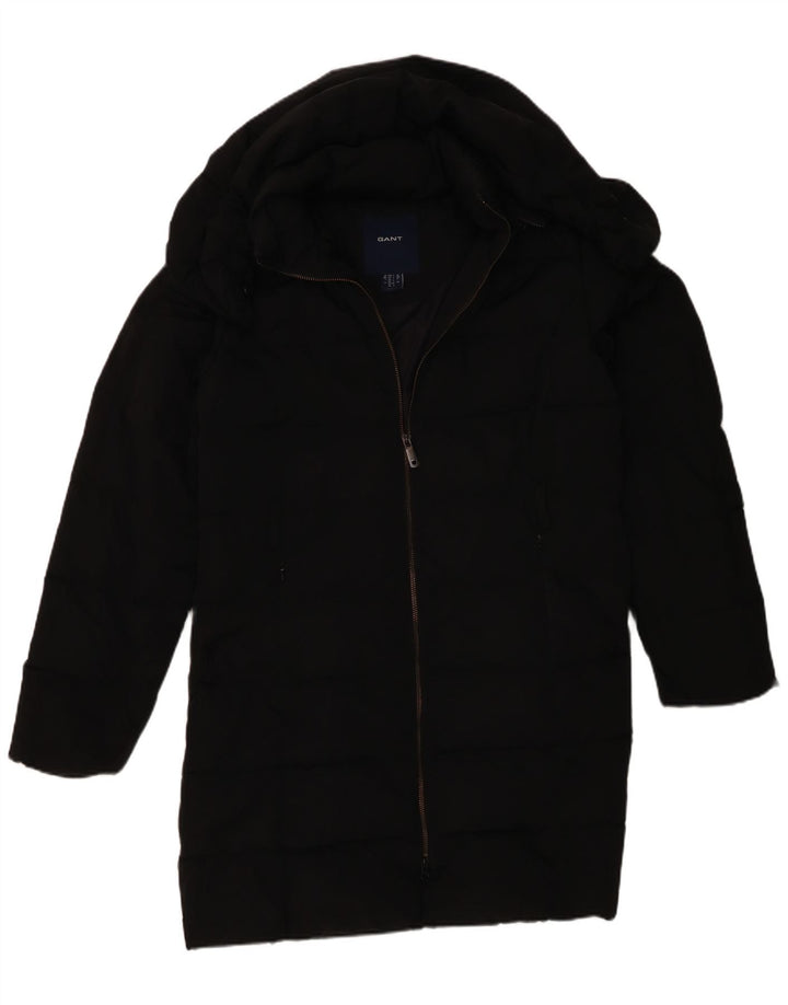 Cappotto imbottito con cappuccio da donna Gant UK 16 grande poliestere nero
