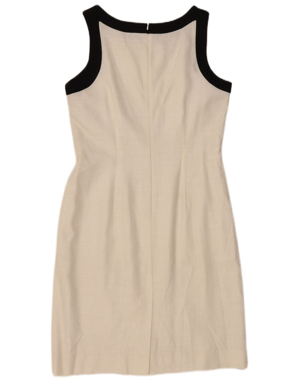Abito tubino senza maniche da donna Hobbs UK 14 Viscosa color block bianco medio