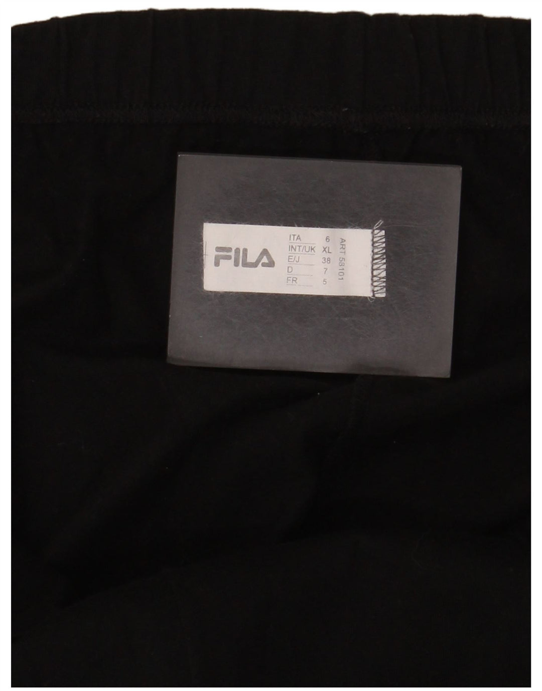Pantaloni da tuta da uomo Fila XL in cotone nero