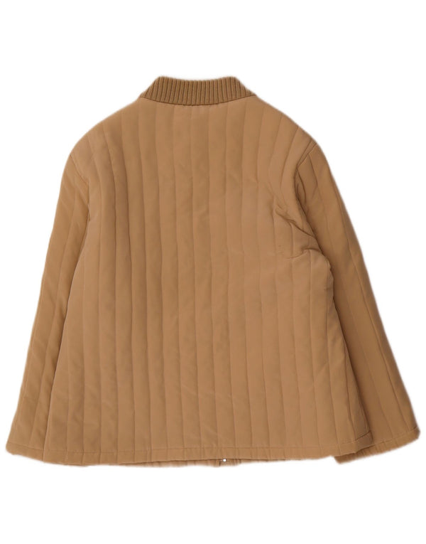 Giubbotto bomber da donna cherie IT 48 XL Beige Seta