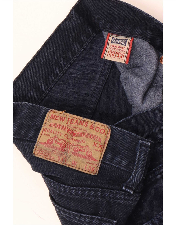 Nuovi Jeans Uomo 511 Slim W30 L28 Cotone Blu Navy